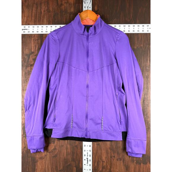Brooks Shelter Technology Running Reflective Activewear Jacket Purple WMN Medium - Picture 1 of 11